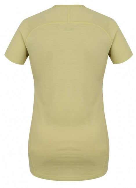 HUSKY Mersa tricou termic cu mânecă scurtă pentru femei, verde deschis