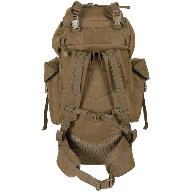 MFH rucsac MOLLE 65L, tijă de aluminiu, coyote