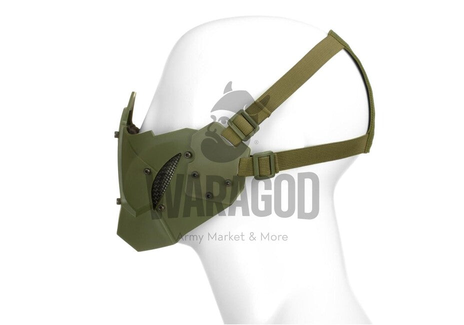 Pirate Arms Warrior jumătate de mască pentru modelaj, oliv