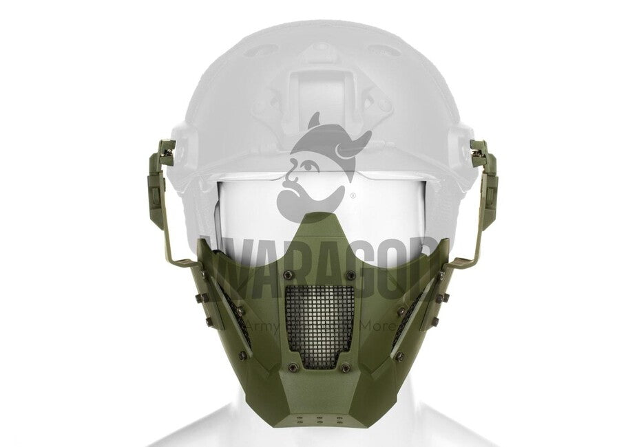 Pirate Arms Warrior jumătate de mască pentru modelaj, oliv