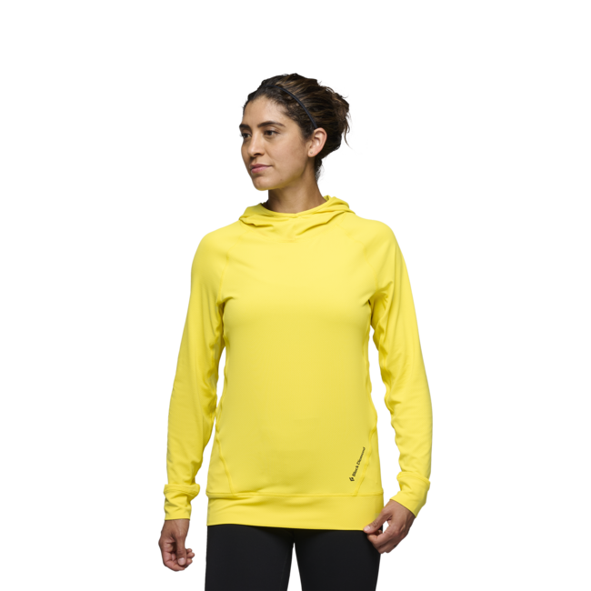 Black Diamond Alpenglow hanorac pentru femei, clean yellow