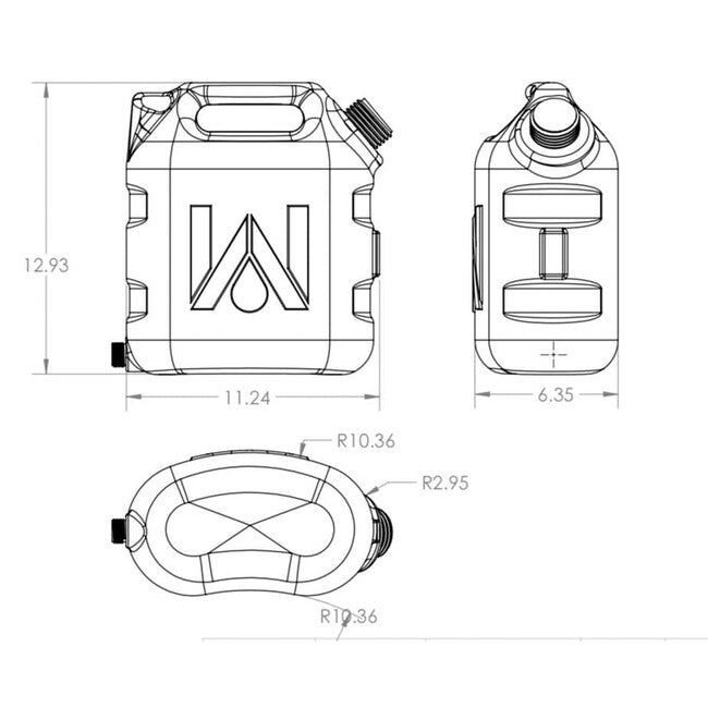 Klymit GoSpout 2 Gallon recipient pentru apă
