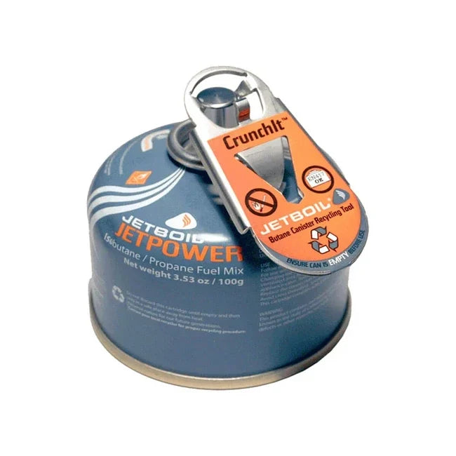 Jetboil CrunchIt™ Fuel Canister Recycling Tool instrument pentru perforare cartușe goale