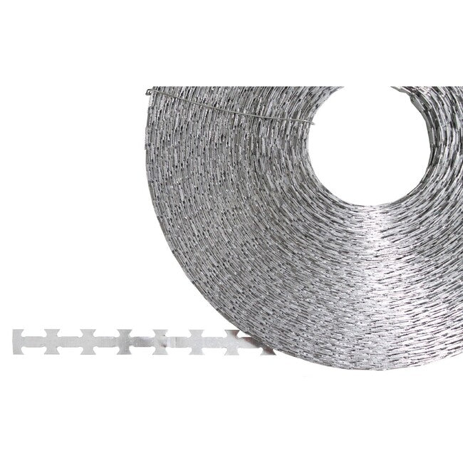 MFH sârmă ghimpată din metal 120 m, diametru bobină 30 cm