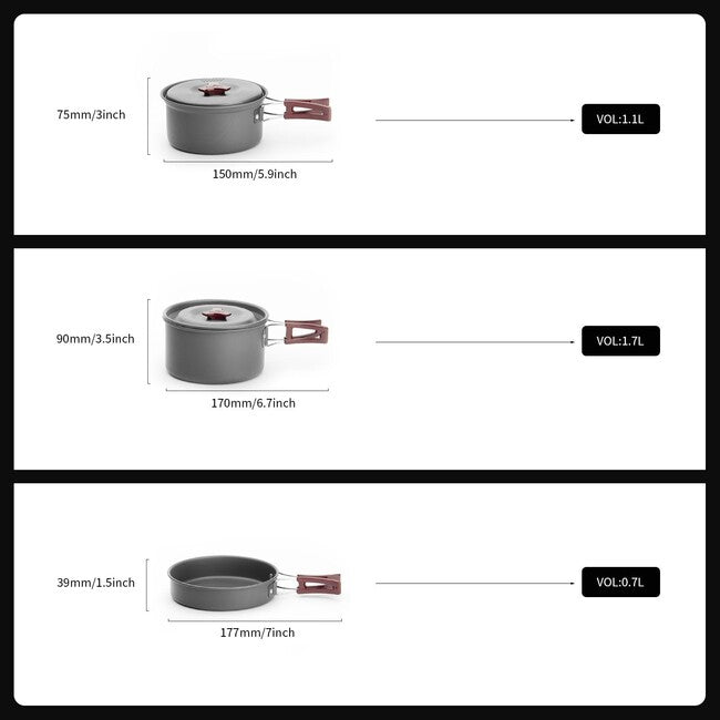 Fire Maple FMC-202 set compact de gătit