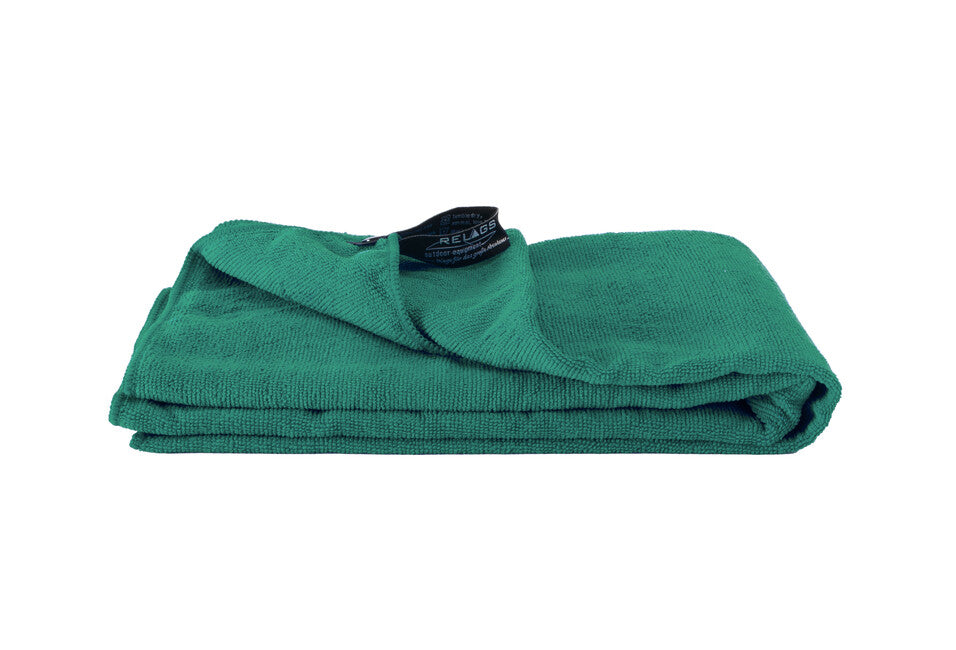 BasicNature Terry prosop 75 x 150 cm, verde ocean cu husă
