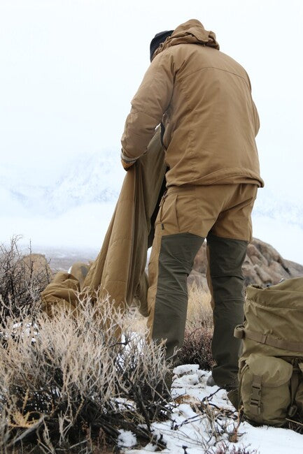 Helikon-Tex HYBRID OUTBACK pantaloni Dura Canvas DuraCanvas, Coyote / Taiga Green