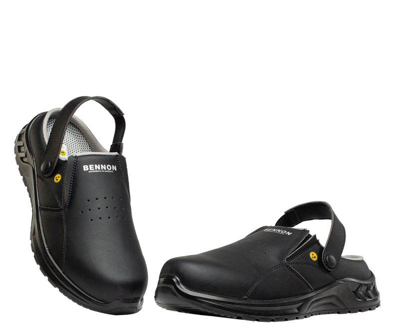 BENNON sandale de lucru BLACK OB ESD, negre