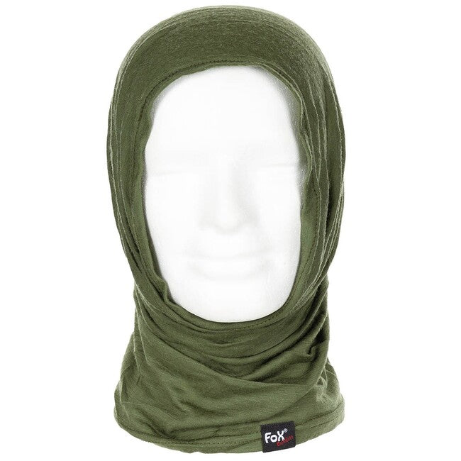 Fox Outdoor Fular tubular Merino Lite, OD Green