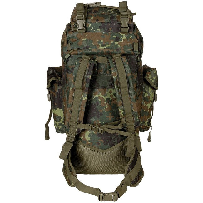MFH rucsac MOLLE 65L, tijă de aluminiu, BW camo