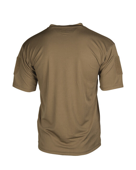 Mil-Tec QUICK DRY tricou tactic cu mânecă scurtă, coyote