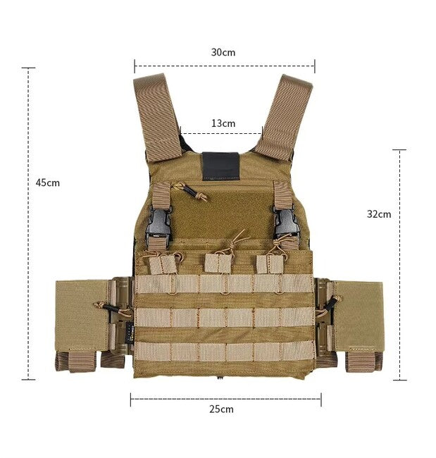 DRAGOWA Tactical Lightning vestă tactică, gri