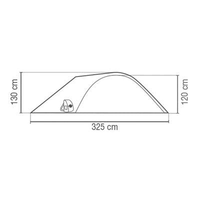 Coleman Darwin Plus cort pentru 3 persoane