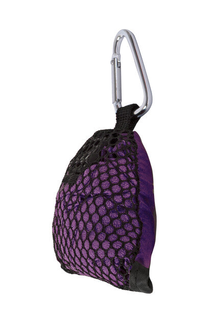 BasicNature Mini Towel prosop de călătorie ultra moale din microfibră, violet, S