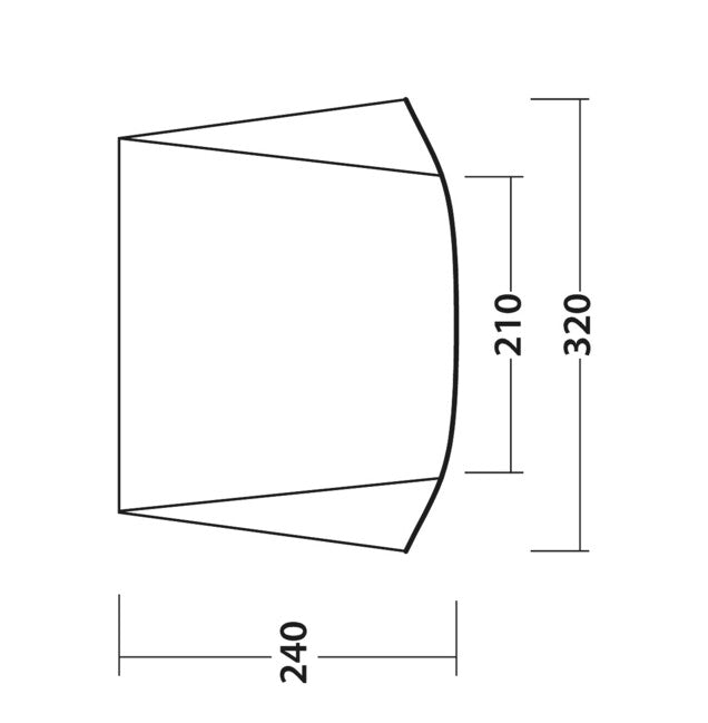Outwell Touring Canopy adăpost auto