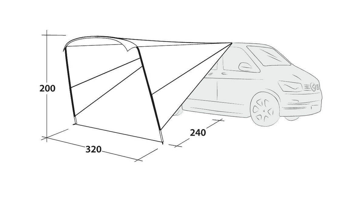 Outwell Touring Canopy adăpost auto