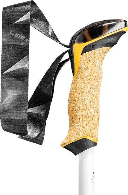 LEKI Cressida bețe de trekking, mango-alb-argintiu, 90 - 125 cm