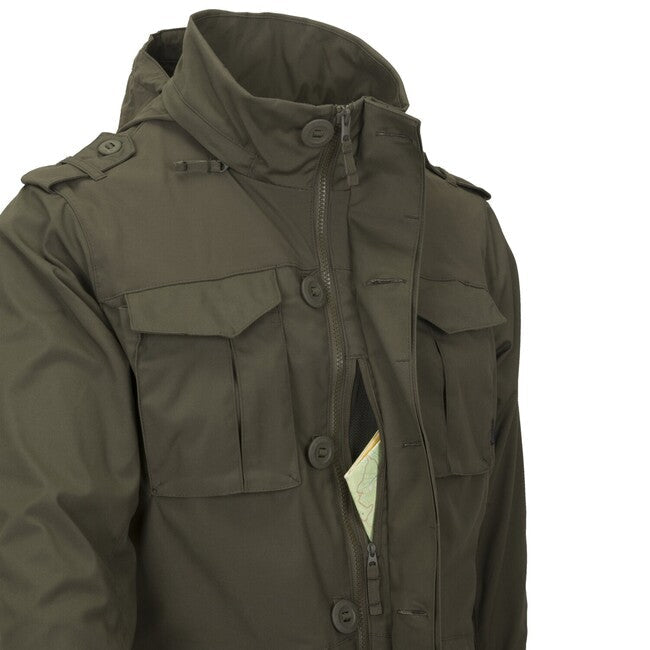 Helikon-Tex Covert M-65 geacă, maro / neagră