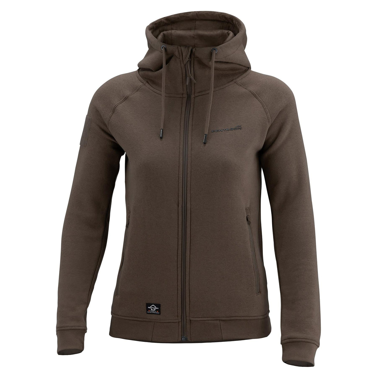 Pentagon Aphrodite hanorac cu fermoar pentru femei, terra brown