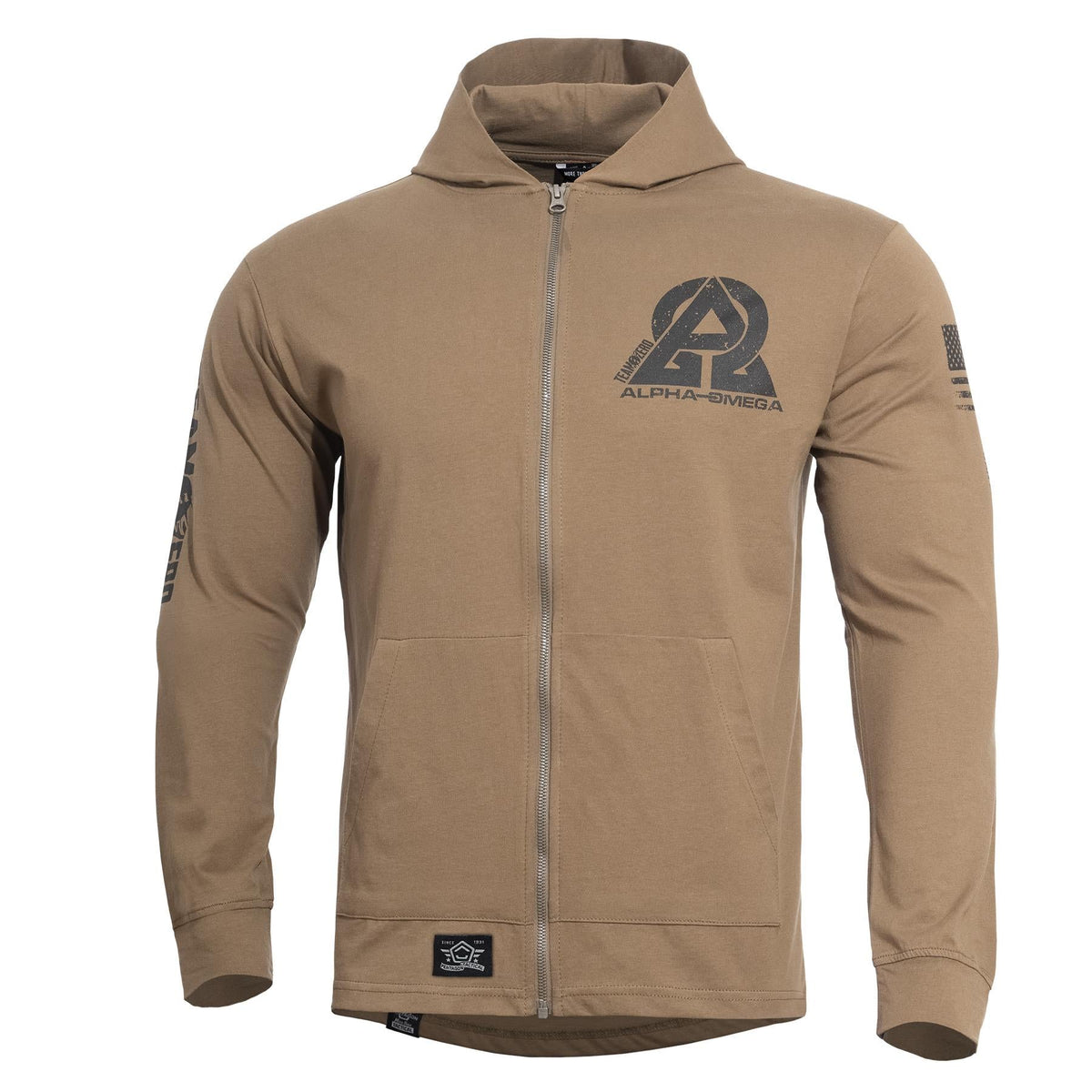 Pentagon Agis Instructor Zero hanorac cu fermoar 165g/m2, coyote