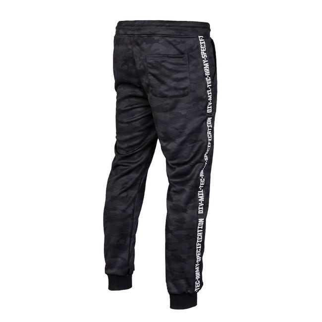 Mil-Tec Training pantaloni de trening pentru bărbați de camuflaj, Dark camo