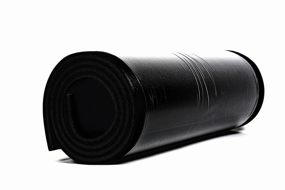 BasicNature ECO saltea de dormit mare, neagră 200 x 55 x 1 cm