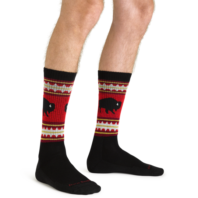 Darn Tough VanGrizzle Boot șosete mediu ușoare cu pernă, negre