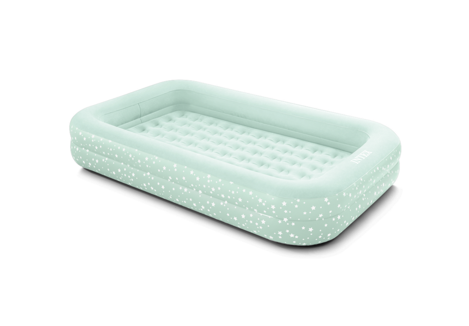 Intex Kidz Travel Bed Set pat gonflabil pentru copii cu pompă
