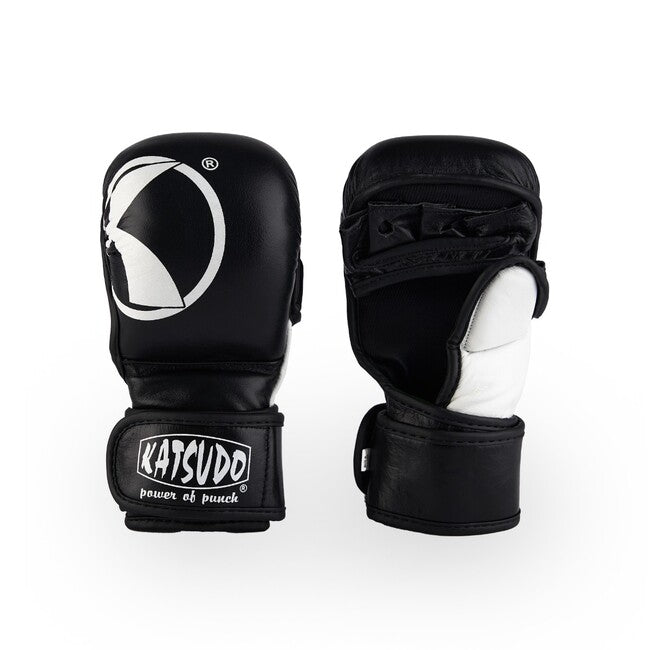 Katsudo Revenge mănuși MMA, negre albe