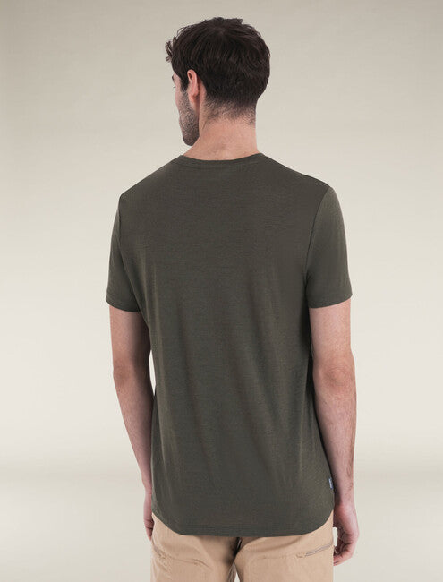 Icebreaker 150 Tech Lite III Merino tricou pentru bărbați cu mânecă scurtă, verde
