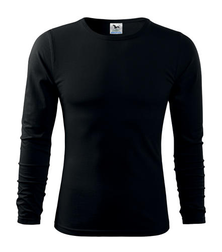 Malfini Fit-T tricou cu mânecă lungă 160g/m2, negru