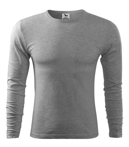 Malfini Fit-T tricou cu mânecă lungă 160g/m2, gri