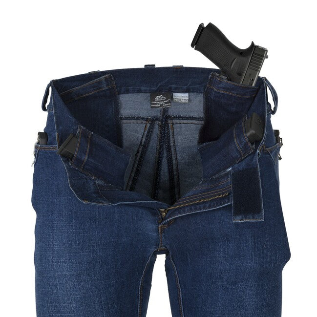 Helikon-Tex COVERT pantaloni tactici Denim Mid, Vintage Worn Blue