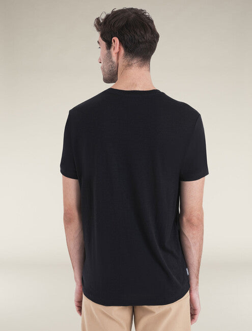 Icebreaker 150 Tech Lite III Merino tricou pentru bărbați cu mânecă scurtă, negru