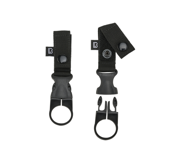 Brandit MOLLE suport pentru sticlă 2 pack, negru