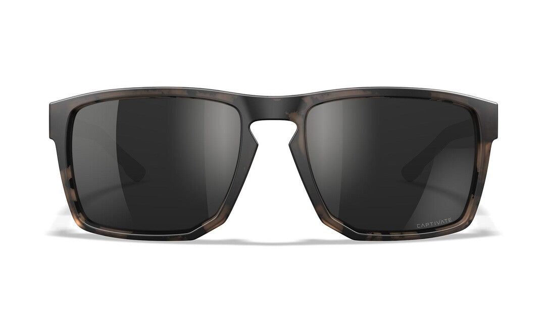 Wiley X Apex ochelari de soare, Captivate Polarized Black Mirror/ Matte Tortoise Brown