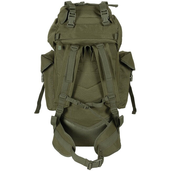 MFH rucsac MOLLE 65L cu tijă de aluminiu, OD green