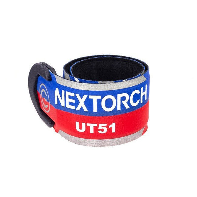 NexTorch® UT51 bandă de siguranță intermitentă, roșie-albastru