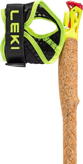 LEKI Ultratrail FX.One Trail Running bețe, roz neon-negru-galben neon