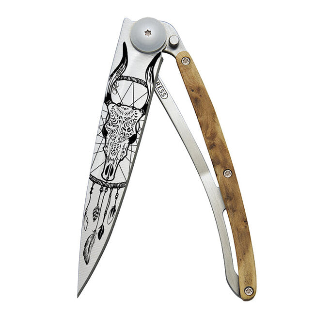 Deejo Tattoo briceag dreamcatcher juniper wood
