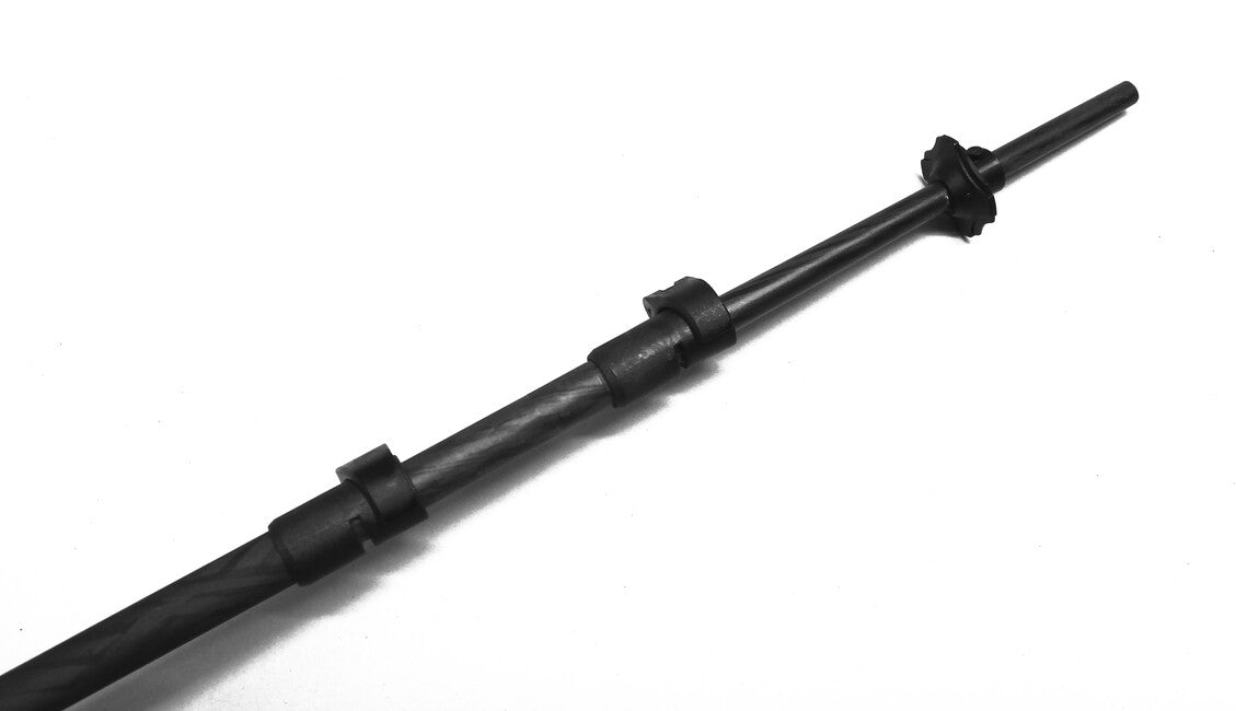 BasicNature tijă din carbon 3 piese cu posibilitate de prelungire 102-250 cm