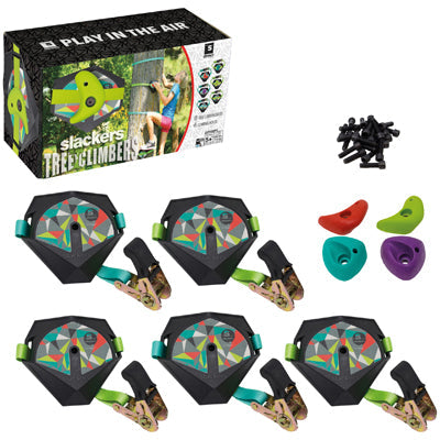 Slackers Ninja Treeclimbers set pentru cățărare pe copaci
