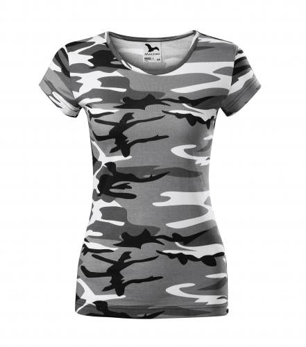 Malfini Camouflage tricou 150g/m2, grey