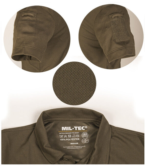 Mil-Tec tricou polo TACTICAL, urban grey