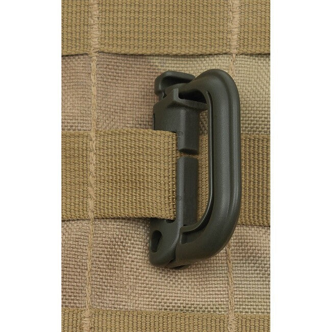 MFH carabinieră din plastic MOLLE, OD Green, 2 buc