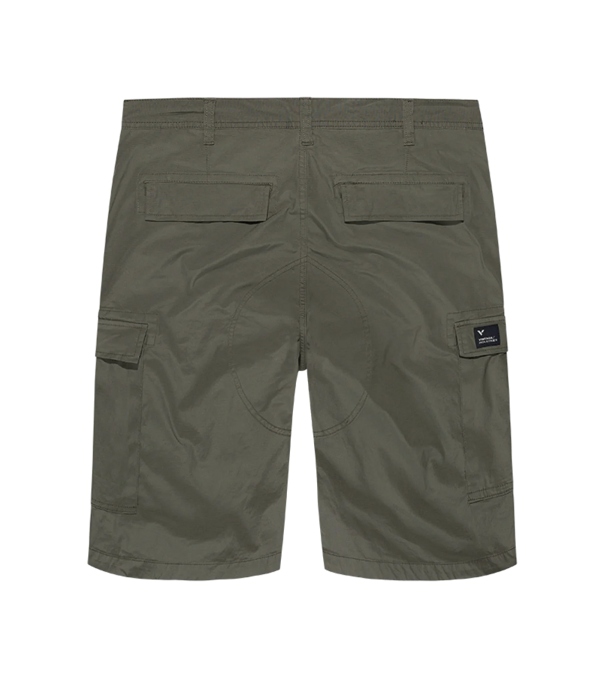 Vintage Industries Porter cargo šortky, misty olive