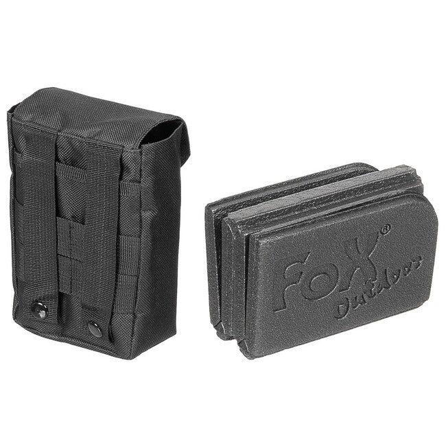 Fox Outdoor pernă de ședere termică pliabilă cu buzunar Molle, neagră