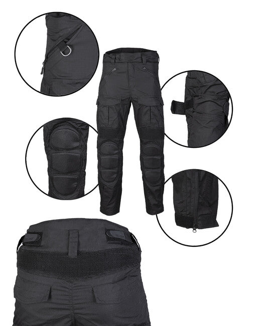 Mil-Tec COMBAT CHIMERA pantaloni tactici, negri