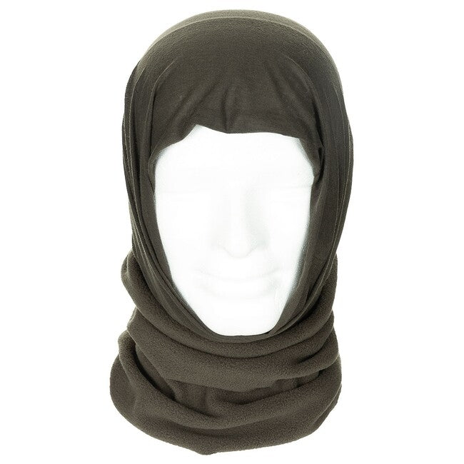 MFH fular tubular cu acoperire a capului fleece, OD green