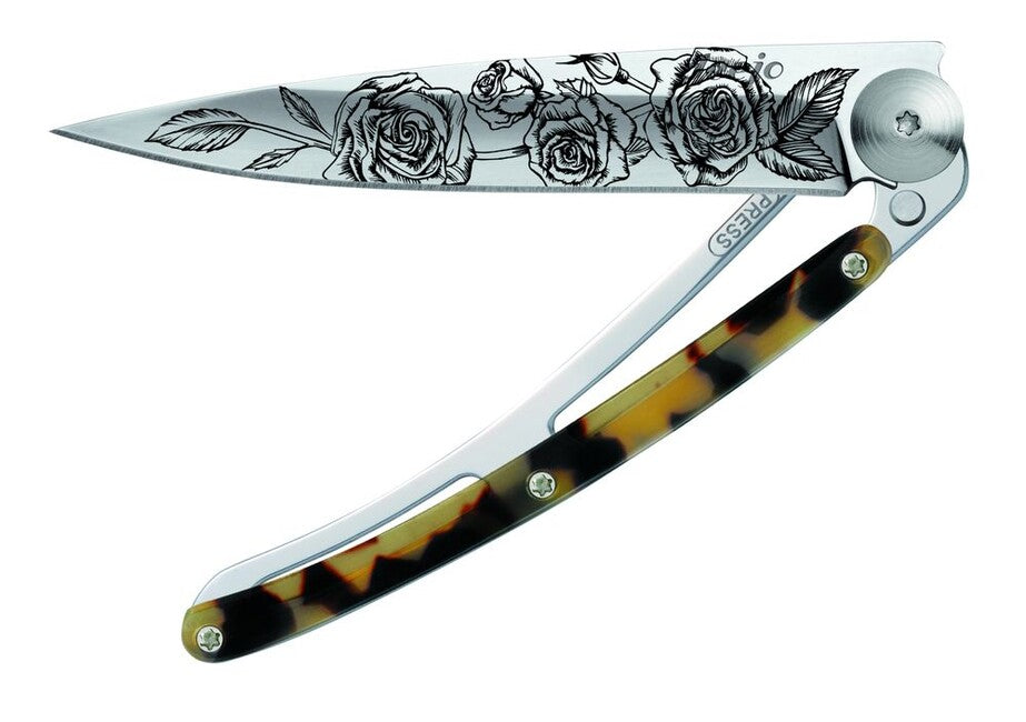 Deejo Tattoo Turtle briceag mirror dark Roses